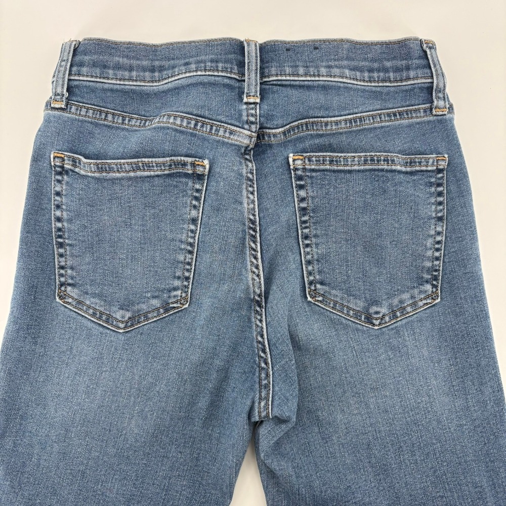 Gap True Skinny High Rise Jeans Womens 29 8R Medium Indigo Blue Stretch‎ Denim - Picture 3 of 15